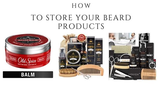 store your beard products