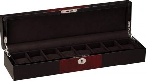 men's wooden watch box